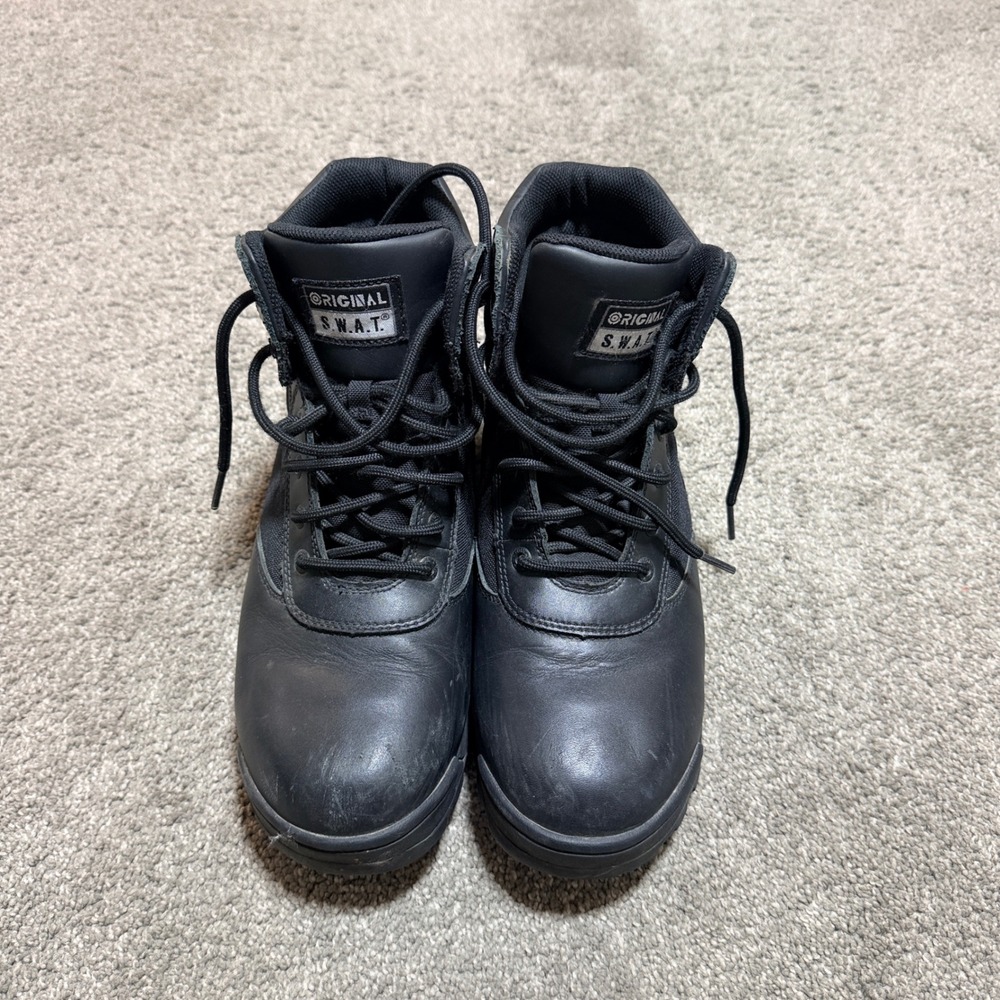 Original SWAT Classic 6 Wide Black Tactical Duty Boots Mens 11.5W 115101
